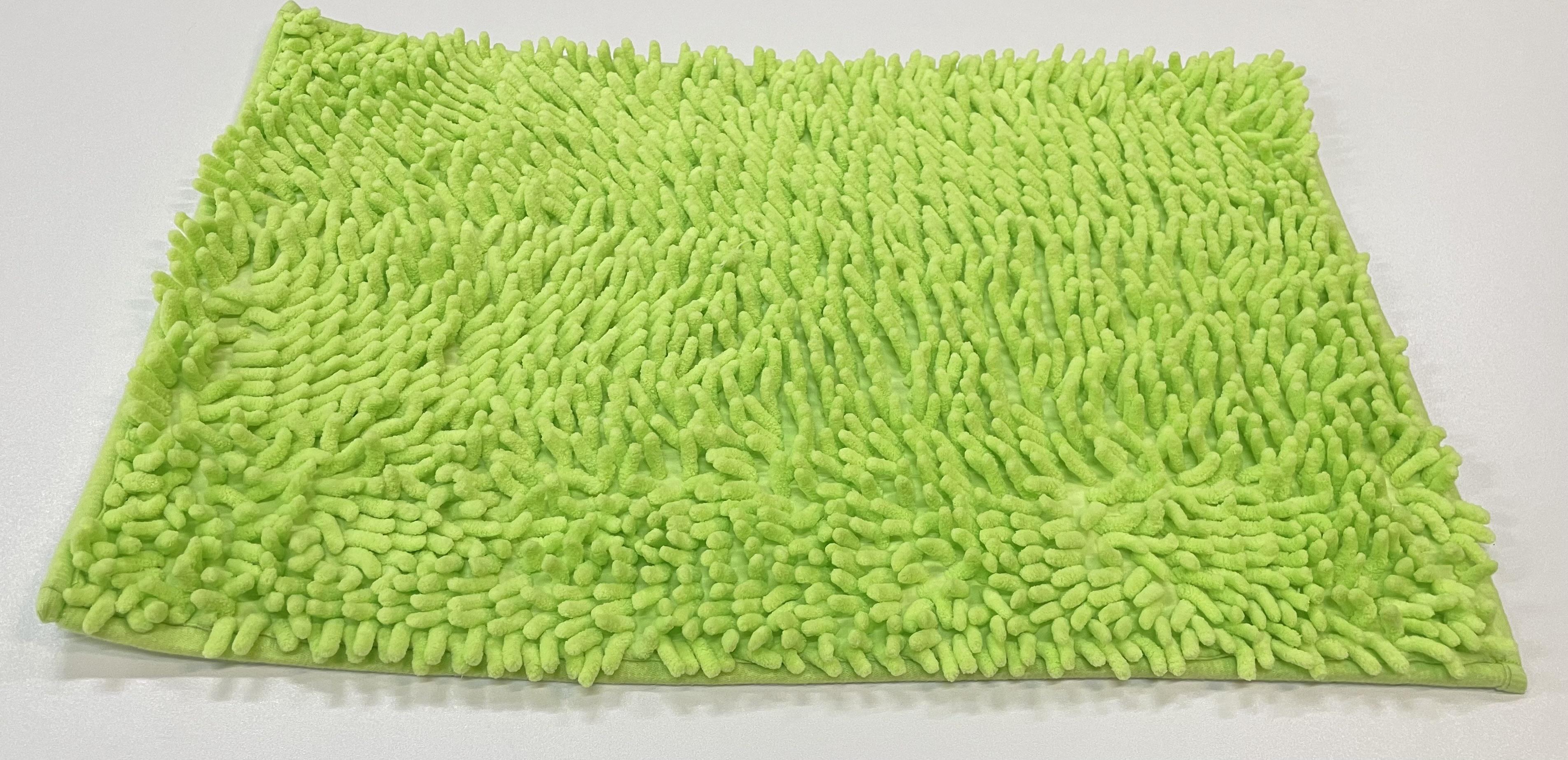 Коврик в ванную антискользящий микрофибра 60х40 см Салатовый