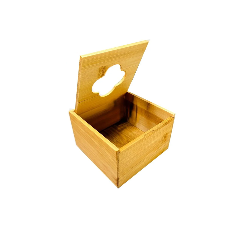 Коробка бамбуковая для салфеток Helios 7255 12,5x12,5x8 см