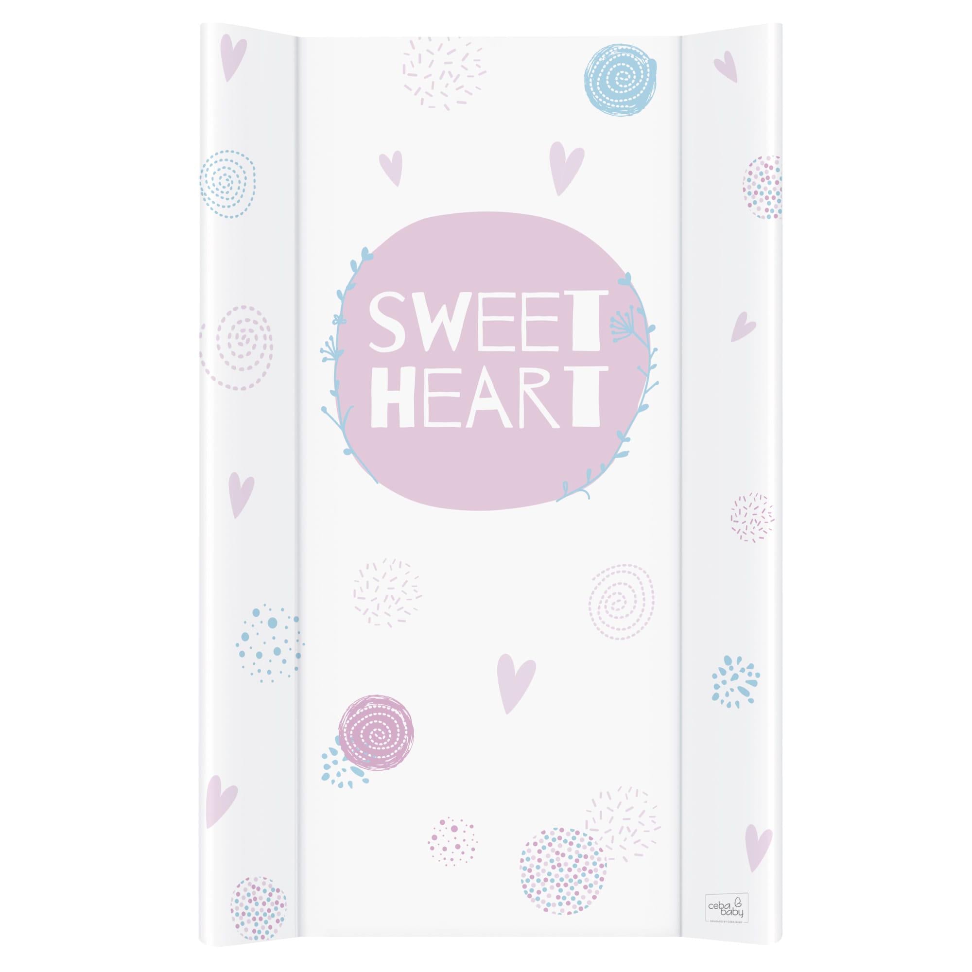 Пеленальная доска Ceba Baby 80x50х3 см на кровать 120x70 см Lolly Polly Love 2 (W-212-120-620)