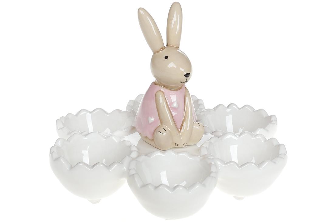 Блюдо для яиц BonaDi Милая Зайка 16,6 см (834-872)