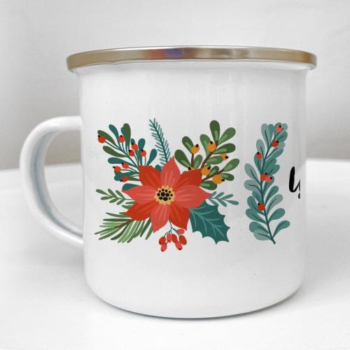 Кружка металлическая Camper "Зима - це не сезон, це свято" 250 мл (KRM_23NG031)