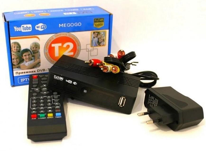 Смарт ТВ-тюнер T2-1 с функциями Wi-Fi IPTV и YouTube цифровой черный (2390000006) - фото 11