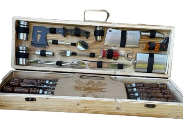 Набор шампуров Турист4 Профи в кейсе (19139750)