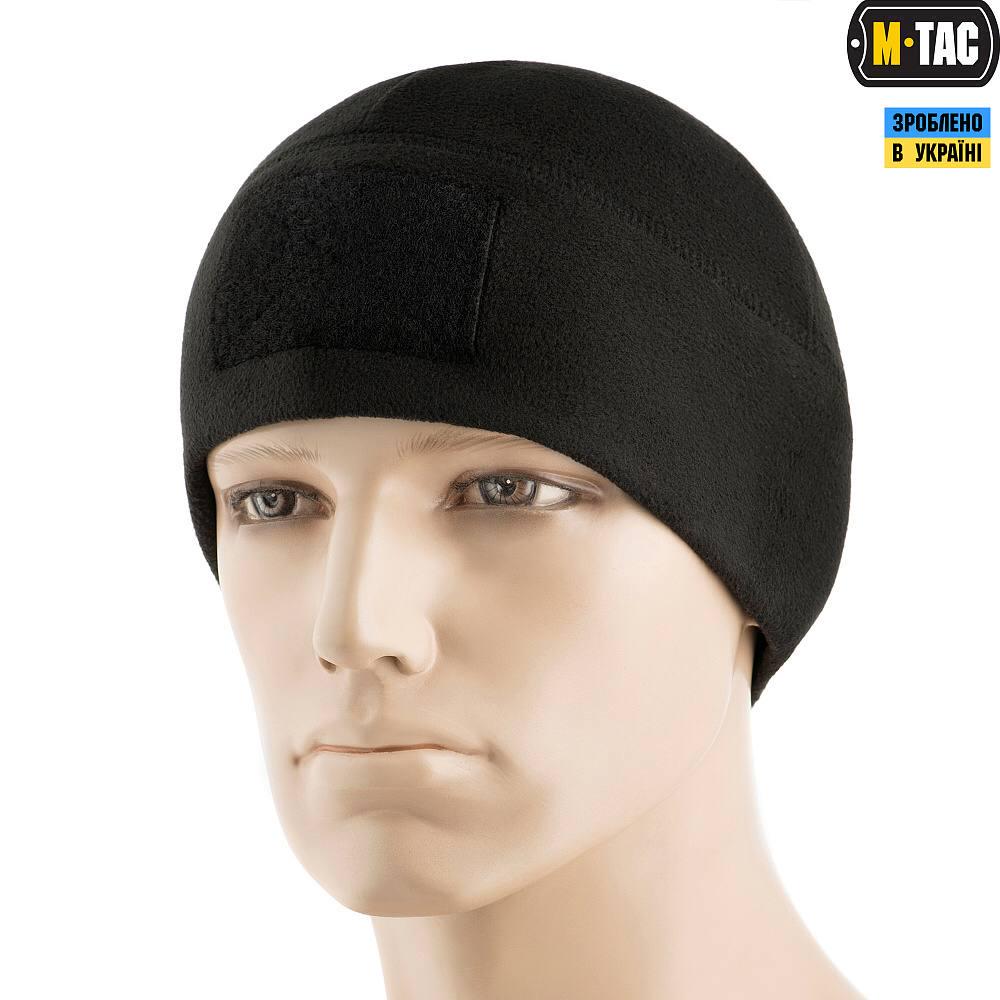 Шапка M-Tac Watch Cap Elite флис с липучкой XL Black - фото 4