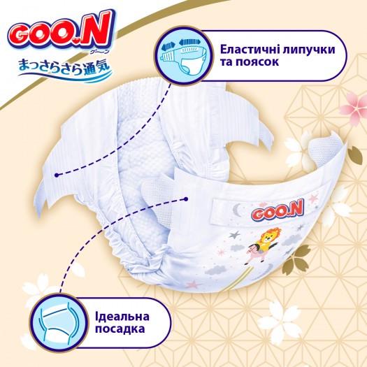 Підгузки Goo.N Premium Soft для немовлят NB до 5 кг 72 шт. (F1010101-152-ks) - фото 3