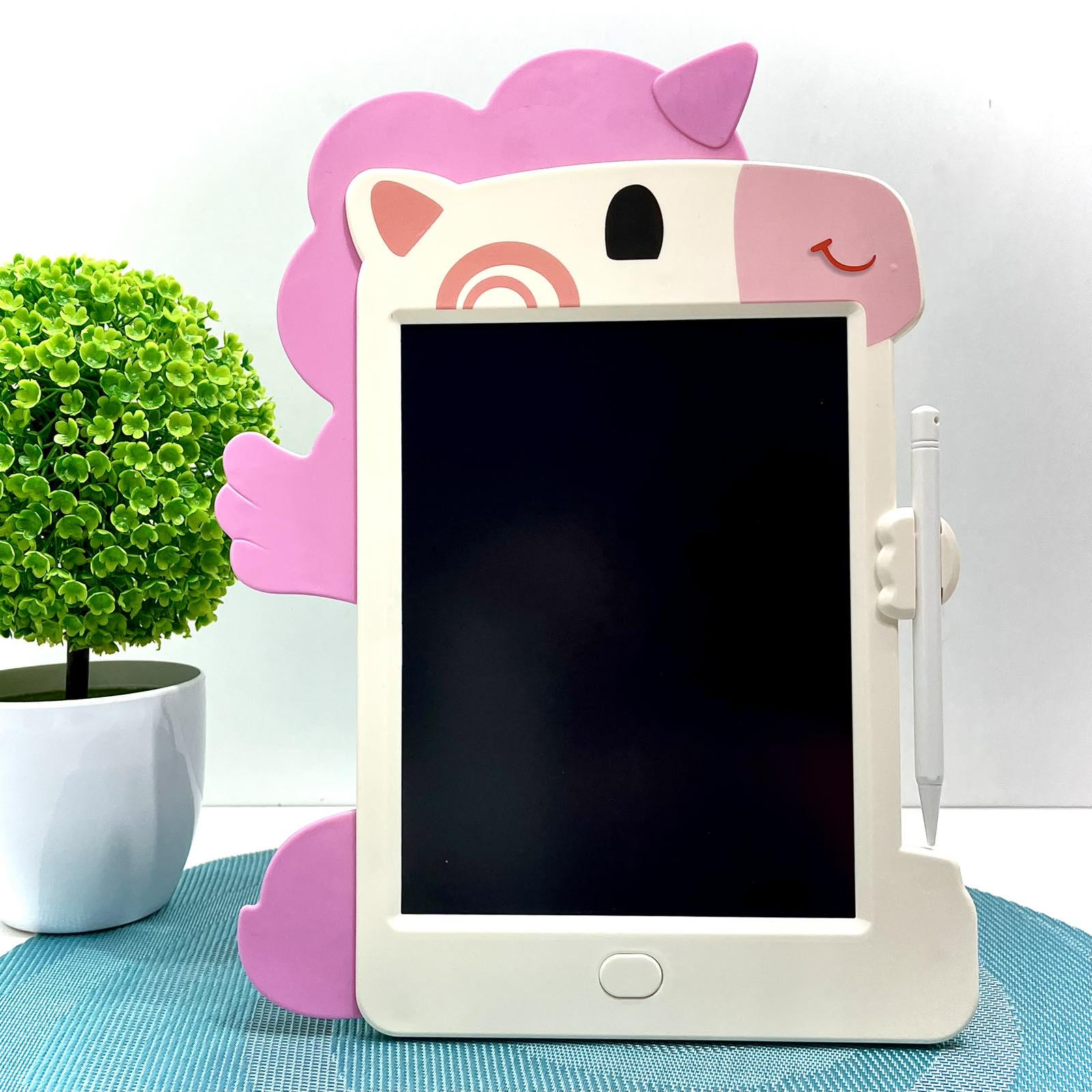 Планшет графический LCD для рисования Сказочный пони Белый с розовым (SK0059)