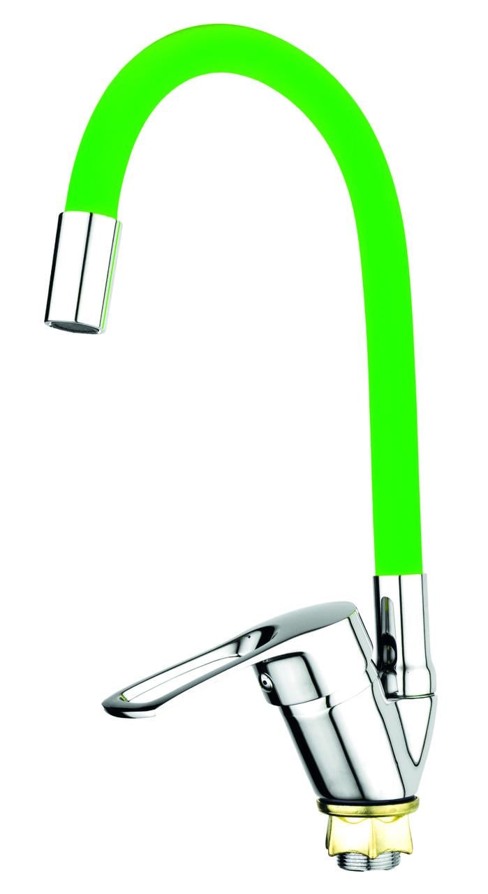 Змішувач для кухні MIXXUS FANY 011 Reflector Green без підводки (MI6292)