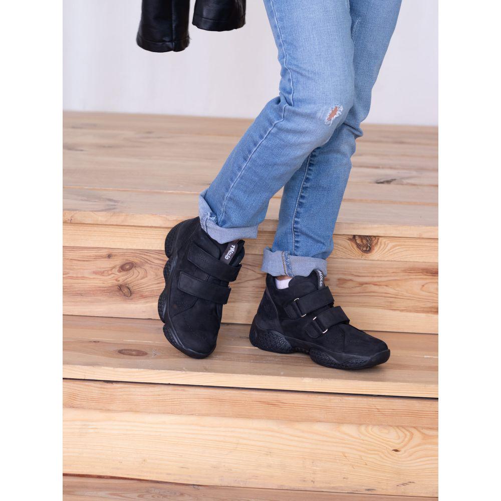 Черевики для хлопчиків The Leo 1307 р. 35 23 см Чорний - фото 6