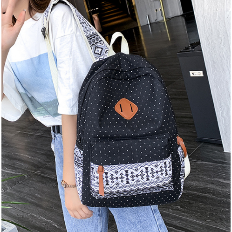 Комплект міський з трьох одиниць 40х28х11 см Чорний (570) - фото 2 Комплект міський з трьох одиниць 40х28х11 см Чорний (570) - фото 2