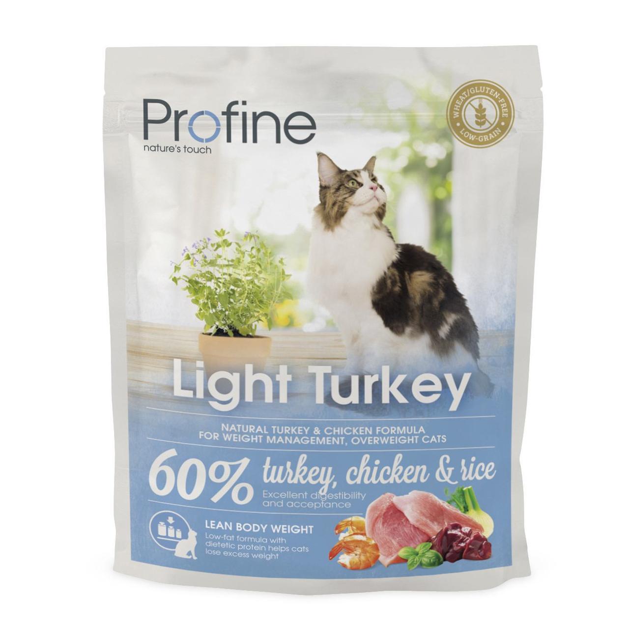 Корм сухой для котов с лишним весом Profine Cat Light с индейкой 300 г (11237649)