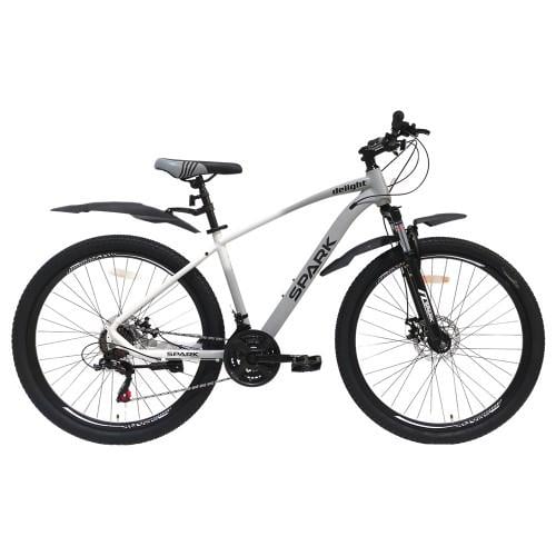 Велосипед Spark Delight колеса 27,5" алюминиевая рама 17" Серо-белый (000218779)