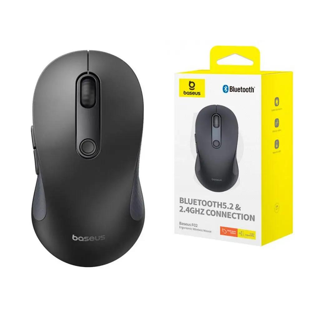 Компьютерная мышка BASEUS F02 Ergonomic Wireless Mouse Black (B01055505111-01) - фото 6