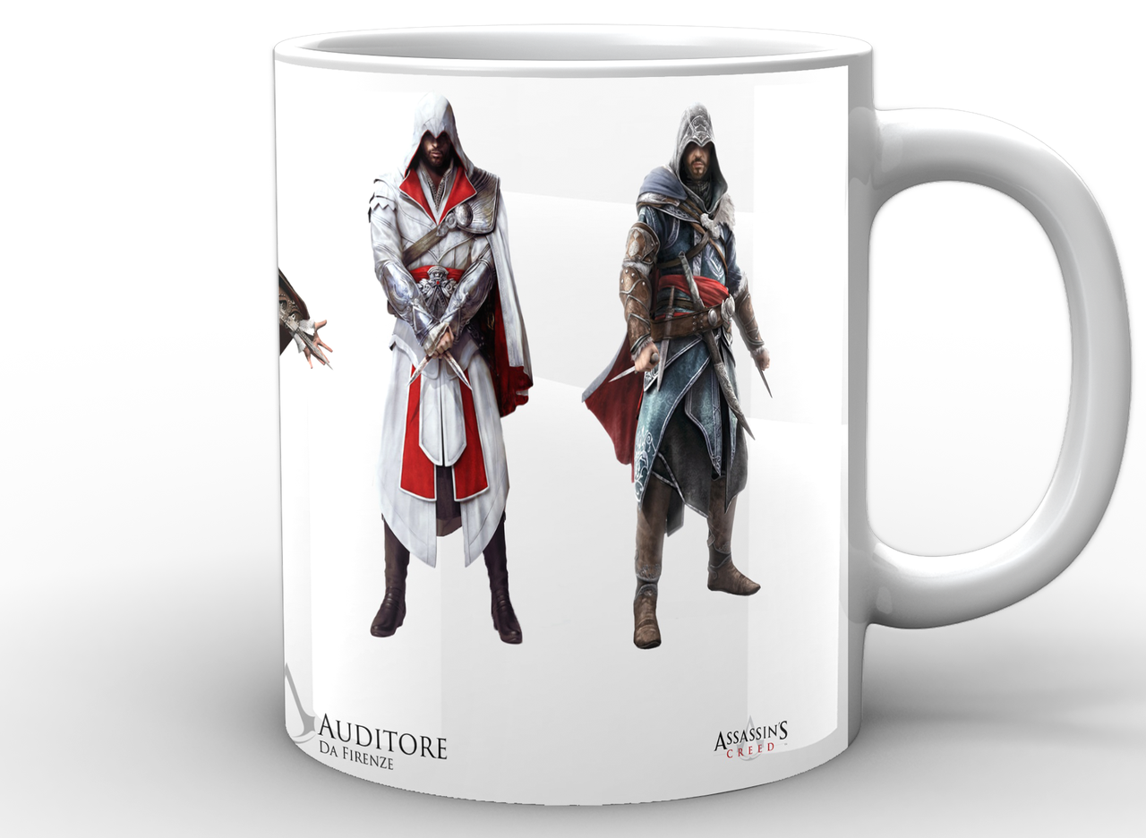 Чашка Gee! Assassins Creed Кредо Ассасина главный герой Белый AC.02.04