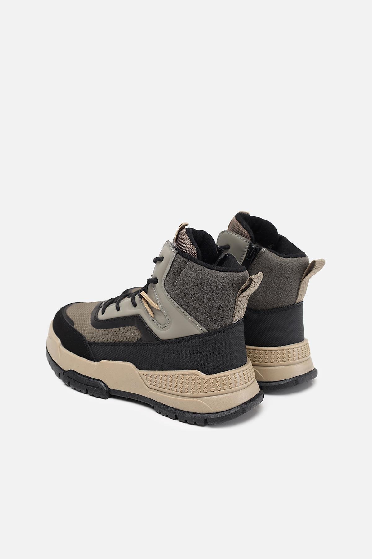 Ботинки детские зимние ЦБ-00282639 для мальчика р. 35 Серый (29086158) - фото 6 Ботинки детские зимние ЦБ-00282639 для мальчика р. 35 Серый (29086158) - фото 6