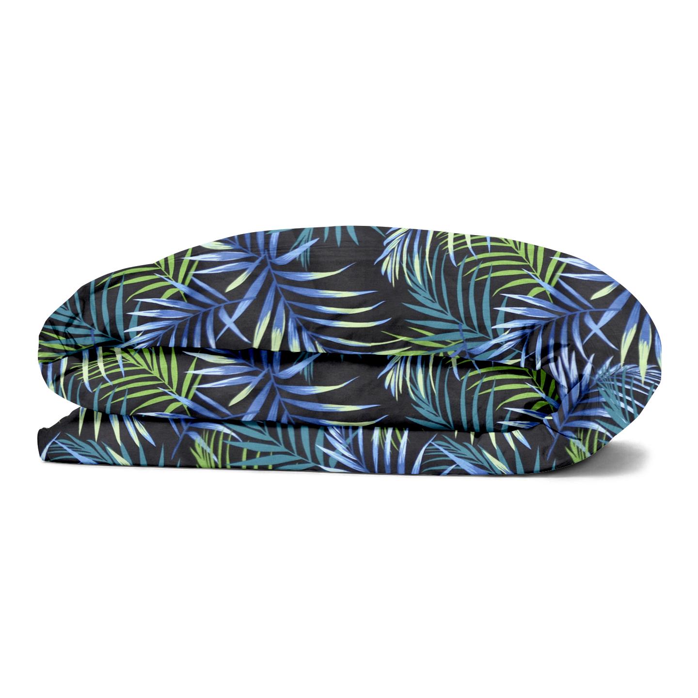 Пододеяльник двуспальный FOLIAGE 180х220 см BLACK
