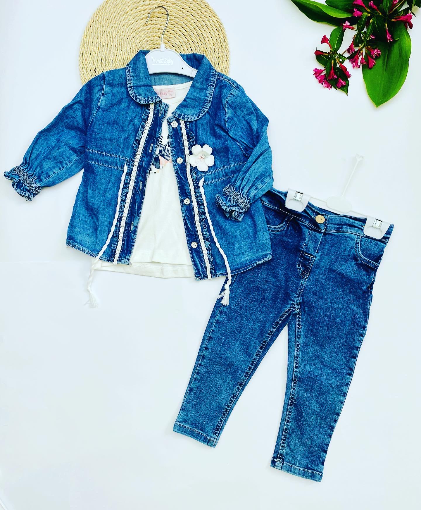 Костюм тройка Murat baby джинсовый Синий