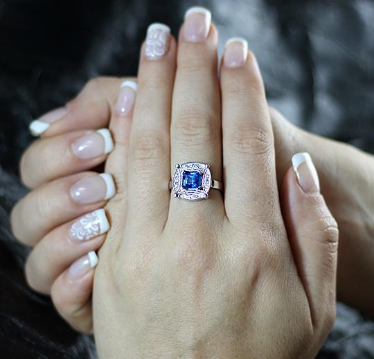 Кольцо серебряное Umax 10244TK р. 17 мм (22520050)