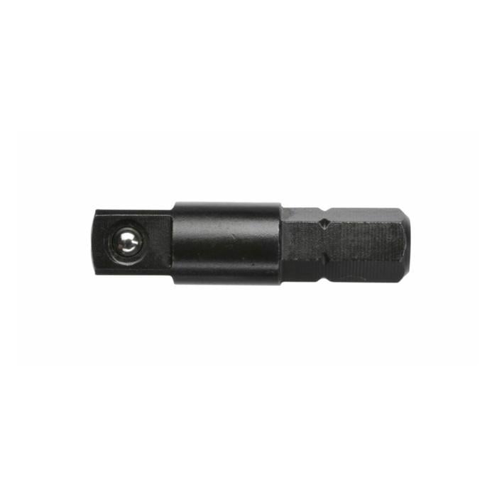 Перехідник Felo шестигранник 1/4" квадрат 1/4" для тріскачок 09701910 (14530)