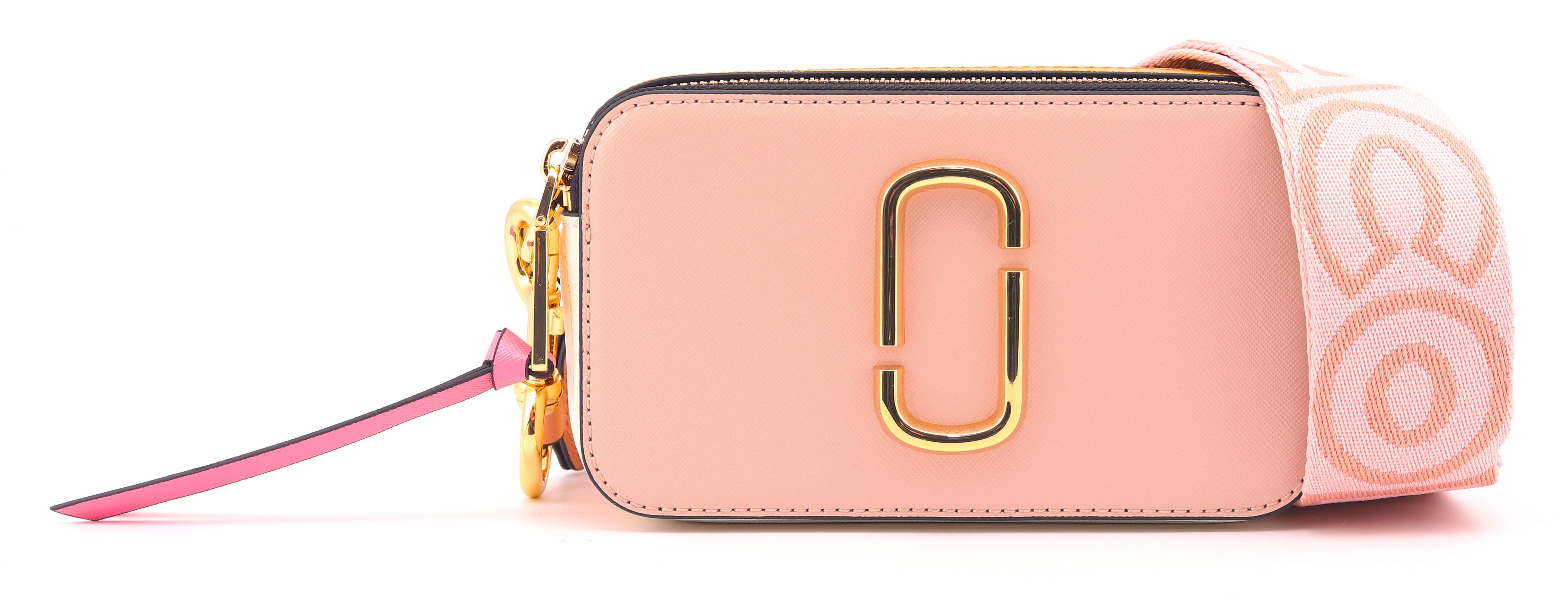 Женская сумка кожаная-клатч Marc Jacobs The Snapshot через плечо Rose