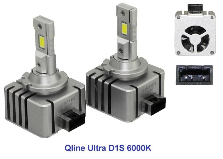 Автолампи Qline Ultra LED D1S 6000K 2 шт. - фото 4 Автолампи Qline Ultra LED D1S 6000K 2 шт. - фото 4