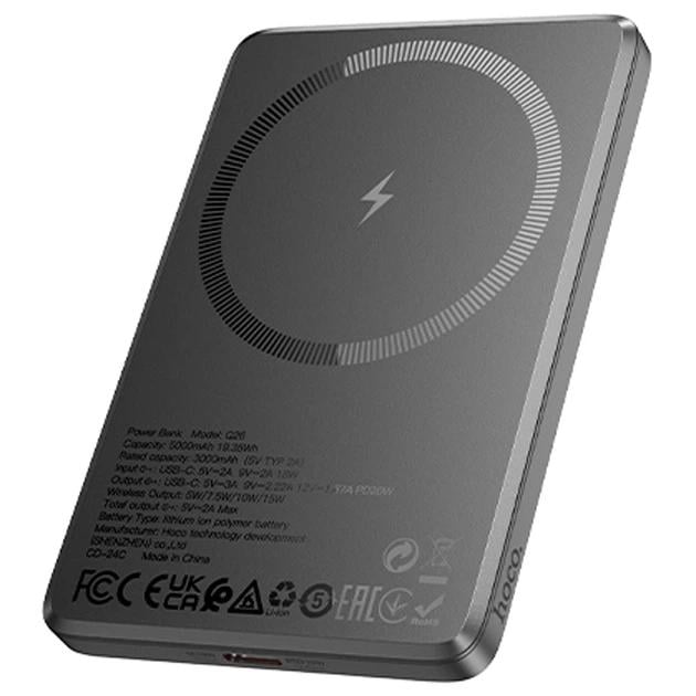 Повербанк Hoco Q26 Joy Li-pol 5000 mAh 20W Grey (6942007624039)