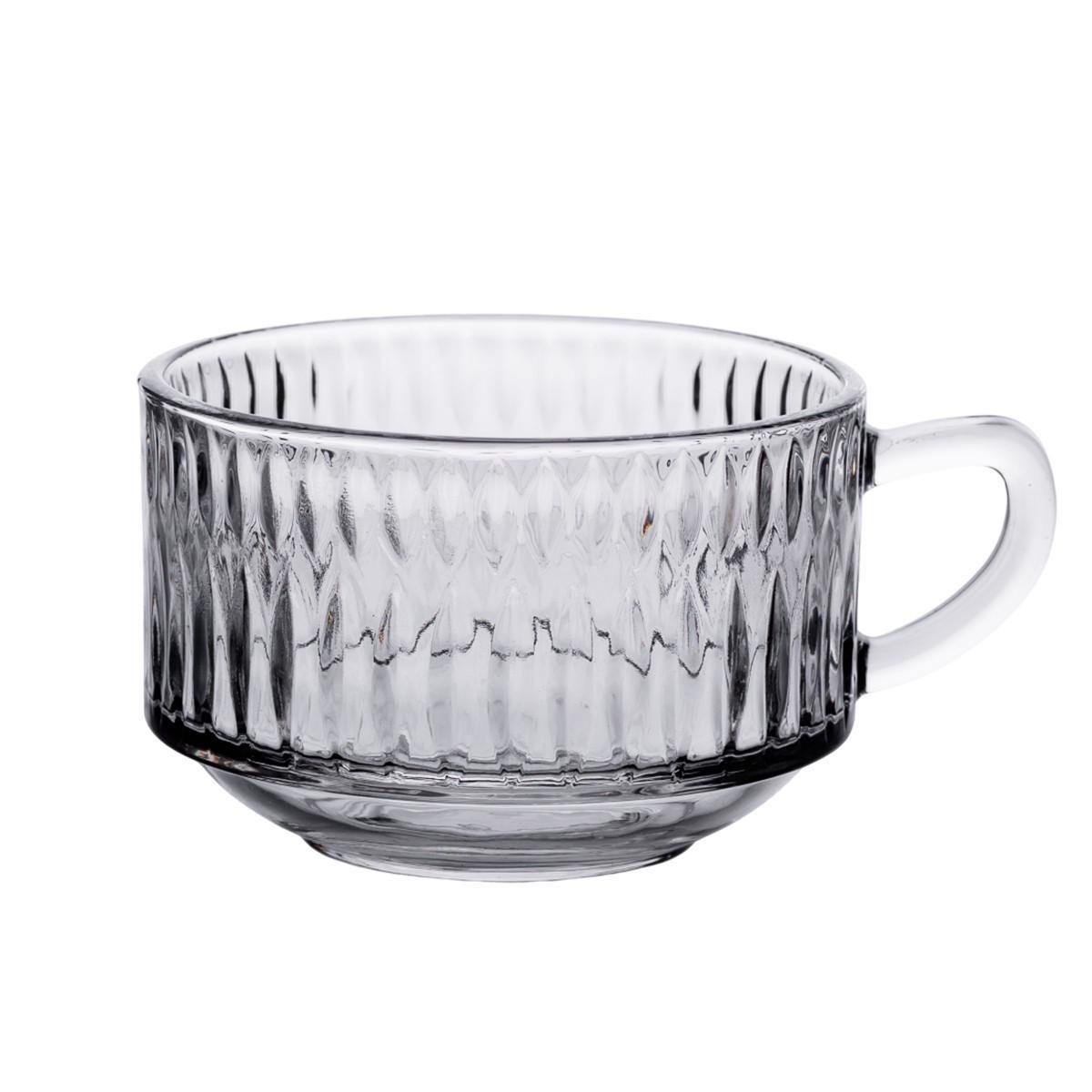 Набір скляних чашок HP-YH-10C2 6 шт. по 270 мл (A-033613)