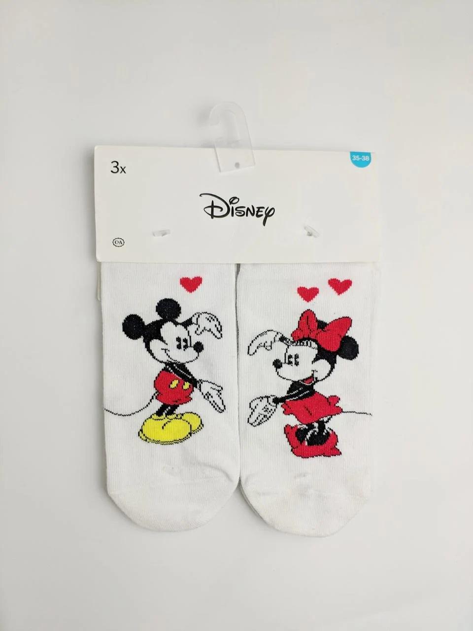 Шкарпетки C&A Minnie Mouse р. 35-38 3 пари Білий (5867079840510)