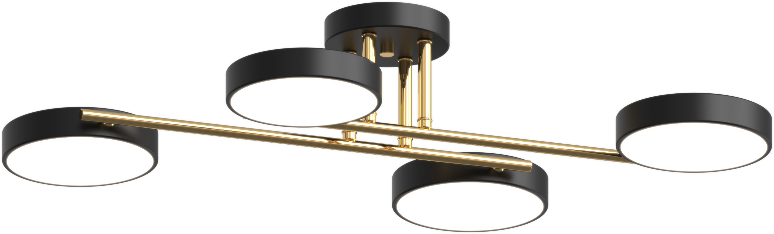 Люстра светодиодная акриловая Sirius B X13257/4 BK+FGD (000041539)