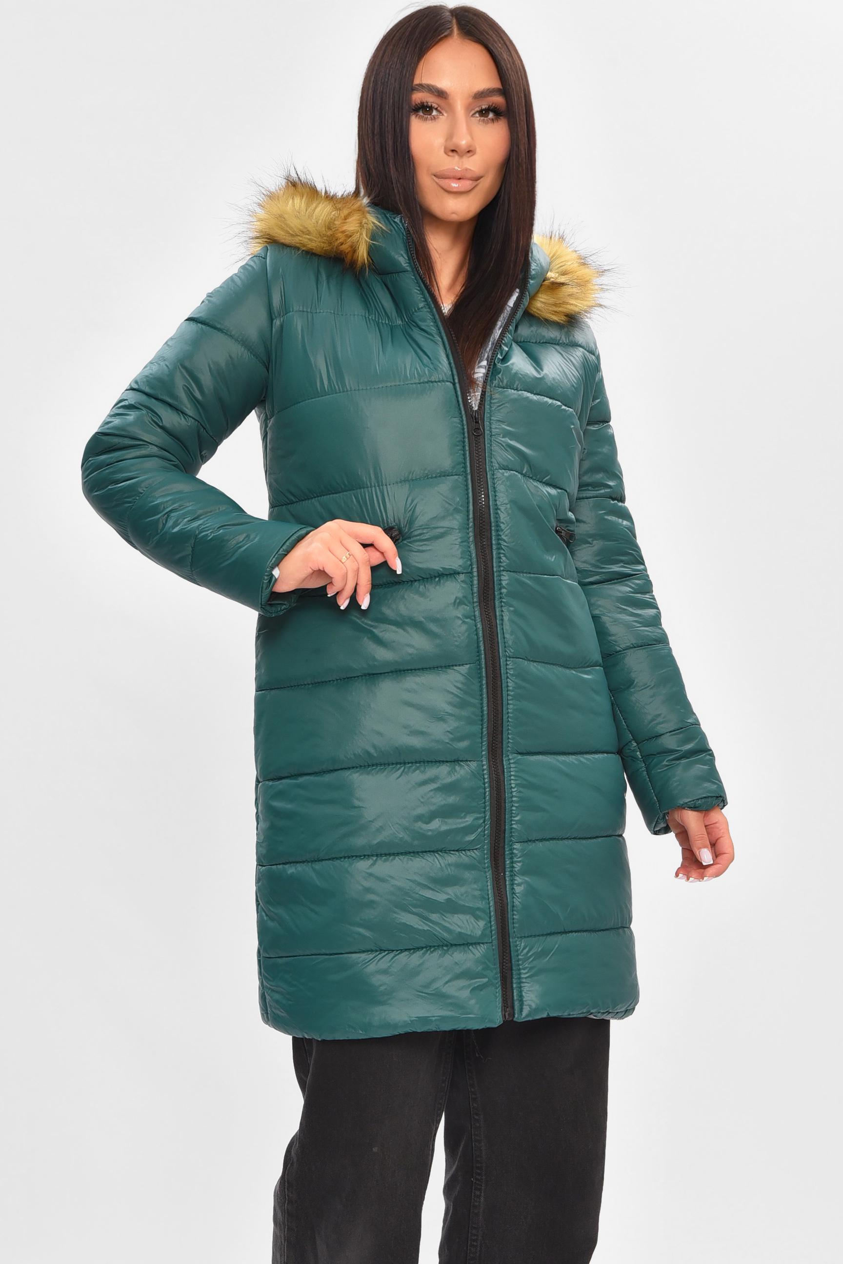 Куртка женская демисезонная XXS Темно-зеленый (205278)