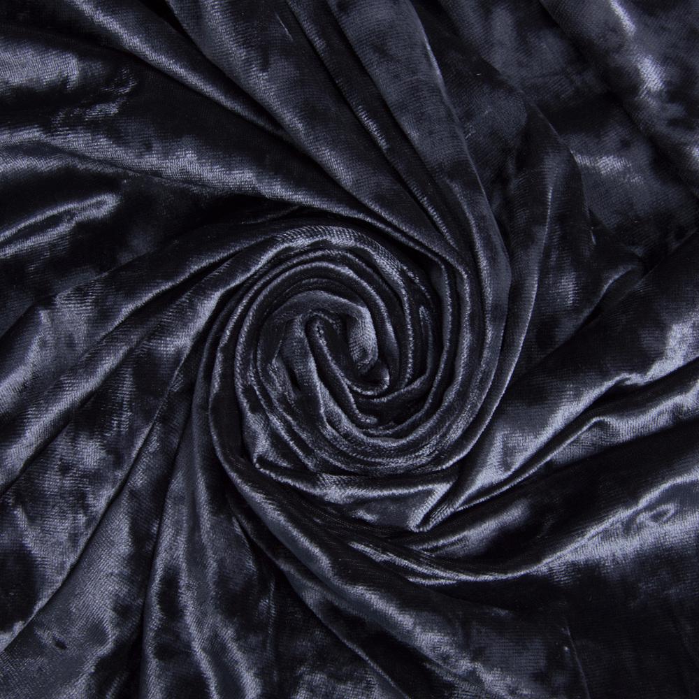 Ткань Бархат Li V-29 Синий (23049)