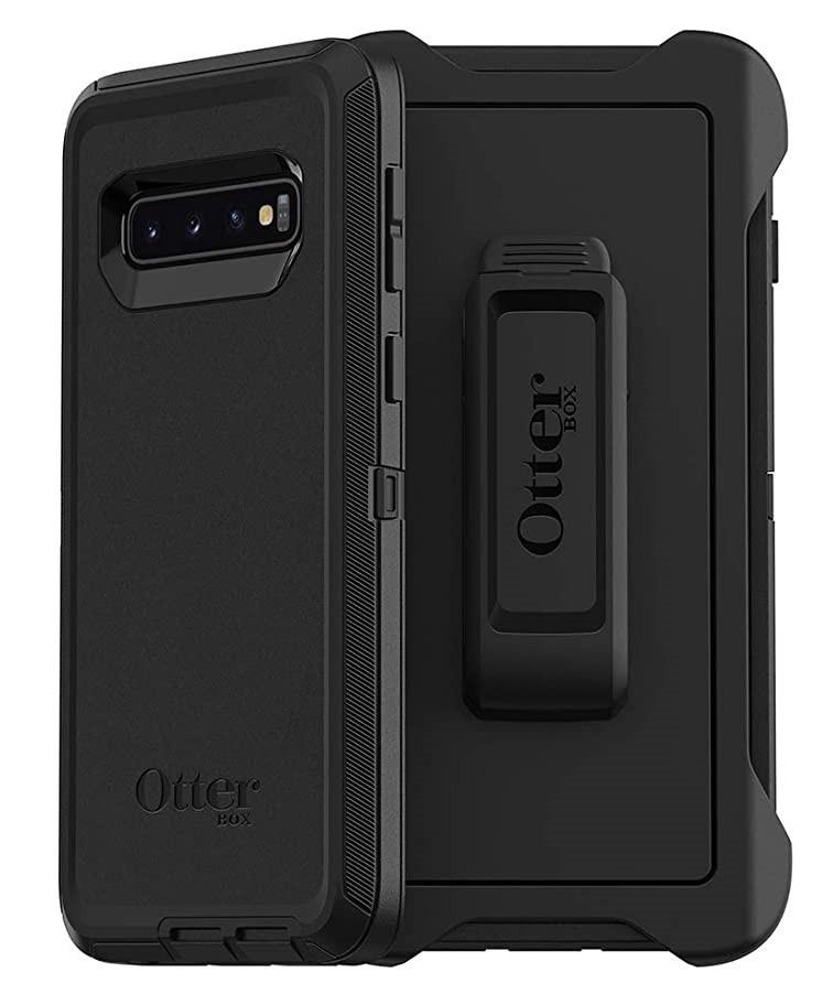 Чехол противоударный с клипсой подставкой OtterBox Defender Series для Samsung Galaxy S10 Plus Black Чехол противоударный с клипсой подставкой OtterBox Defender Series для Samsung Galaxy S10 Plus Black