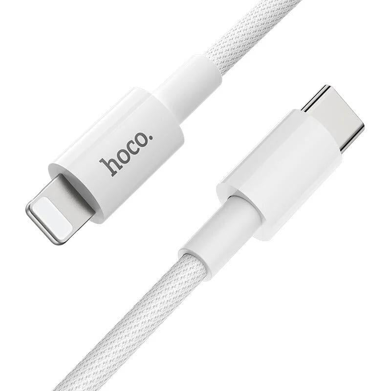 Кабель для заряджання смартфона Hoco X20 USB lighting 2 м Білий (1663495598)