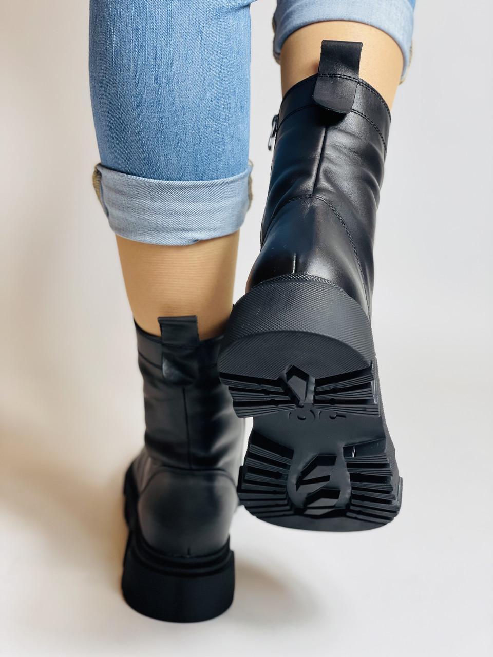 Ботинки женские зимние Evromoda р. 37 24,0 см Черный (2727) - фото 10 Ботинки женские зимние Evromoda р. 37 24,0 см Черный (2727) - фото 10