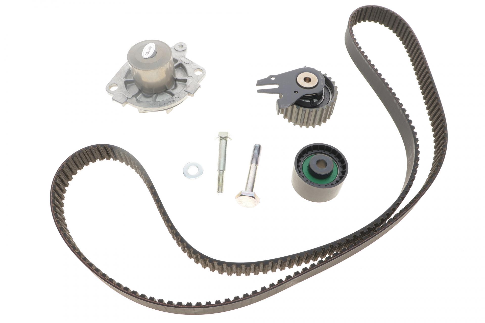 Комплект ГРМ и помпа Graf Fiat Doblo/Punto/Stilo/Bravo 1.9D/JTD 01- 190х24 PA672 (KP672-1)