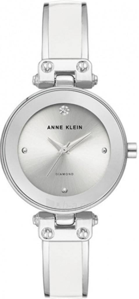 Наручные часы женские Anne Klein AK/1981WTSV с белым циферблатом и серебристым стальным браслетом