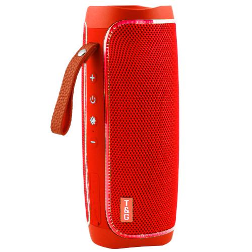 Колонка портативна Bluetooth TG287 Red (2074010199) - фото 3