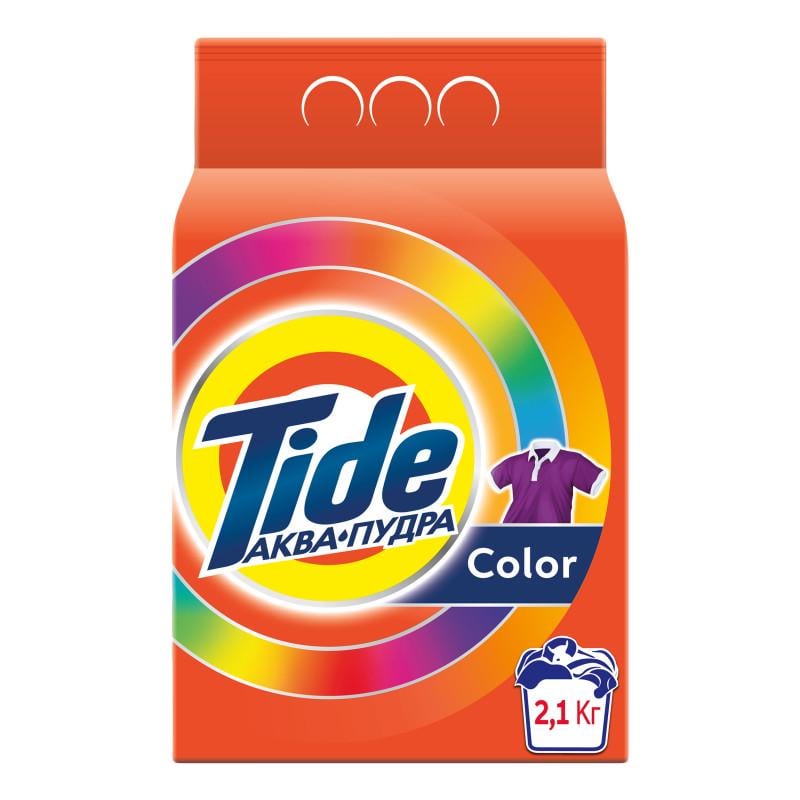 Пральний порошок Tide Аква пудра для кольорових речей 2100 г (8006540534274)