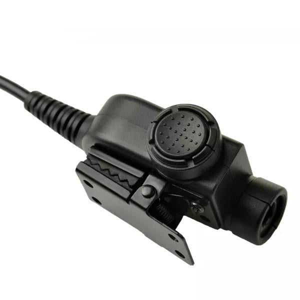 Тангента кнопка PTT для раций Kenwood/Baofeng ZP125-KEN Military 2 pin (15001e) - фото 7