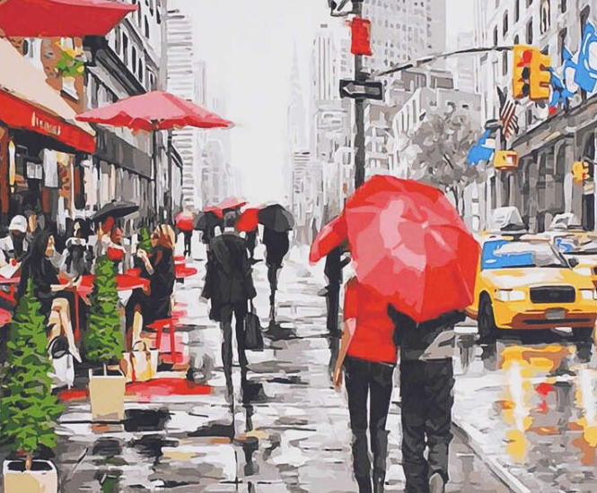 Картина за номерами TK Group 31424 30 Мегаполіс 40х30 см (121663)