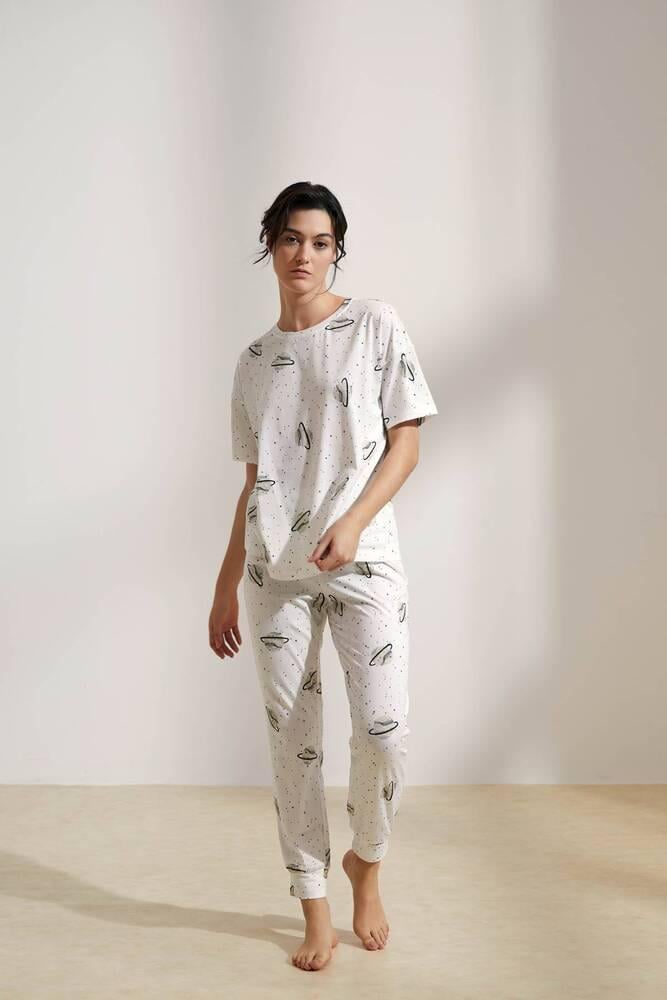 Піжама Hays 36184-TKM24B-001-103B жіноча XS Кремовий