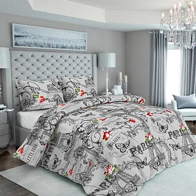 Комплект постельного белья Vital Textile Голд Люкс бязь двуспальный 180х220 см (BL2-683)