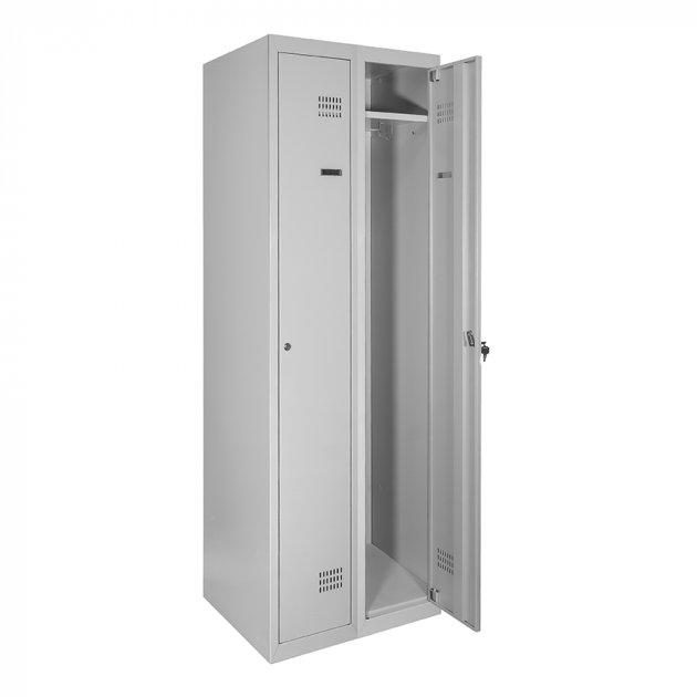 Шкаф для одежды ШОМ 2/80 металлический 180х80х50