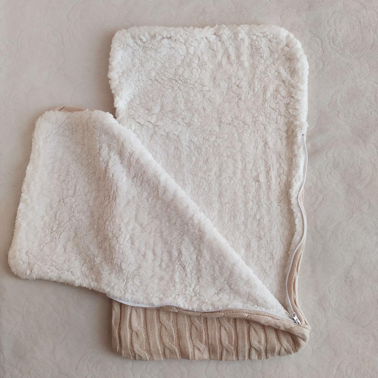 Детский конверт для коляски демисезонный For kids Бежевый - фото 4 Детский конверт для коляски демисезонный For kids Бежевый - фото 4