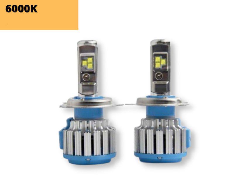 Лампы XPRO T1 H4 сверхяркие LED 6000К 35W 2 шт. (lp-83022) - фото 2