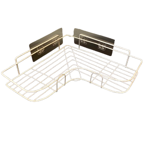 Полка угловая металлическая 26х26 см Белый (23864213) - фото 5 Полка угловая металлическая 26х26 см Белый (23864213) - фото 5