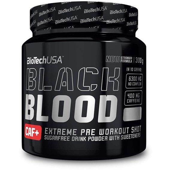 Комплекс до тренировки BioTechUSA Black Blood CAF+ 300 г 30 порций Blue Grape