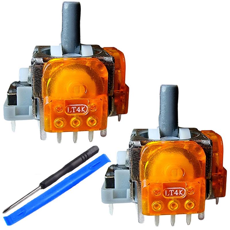 Электромагнитный 3D механизм стик джойстика PS5 с датчиком TMR 2 шт./отвертка/лопатка