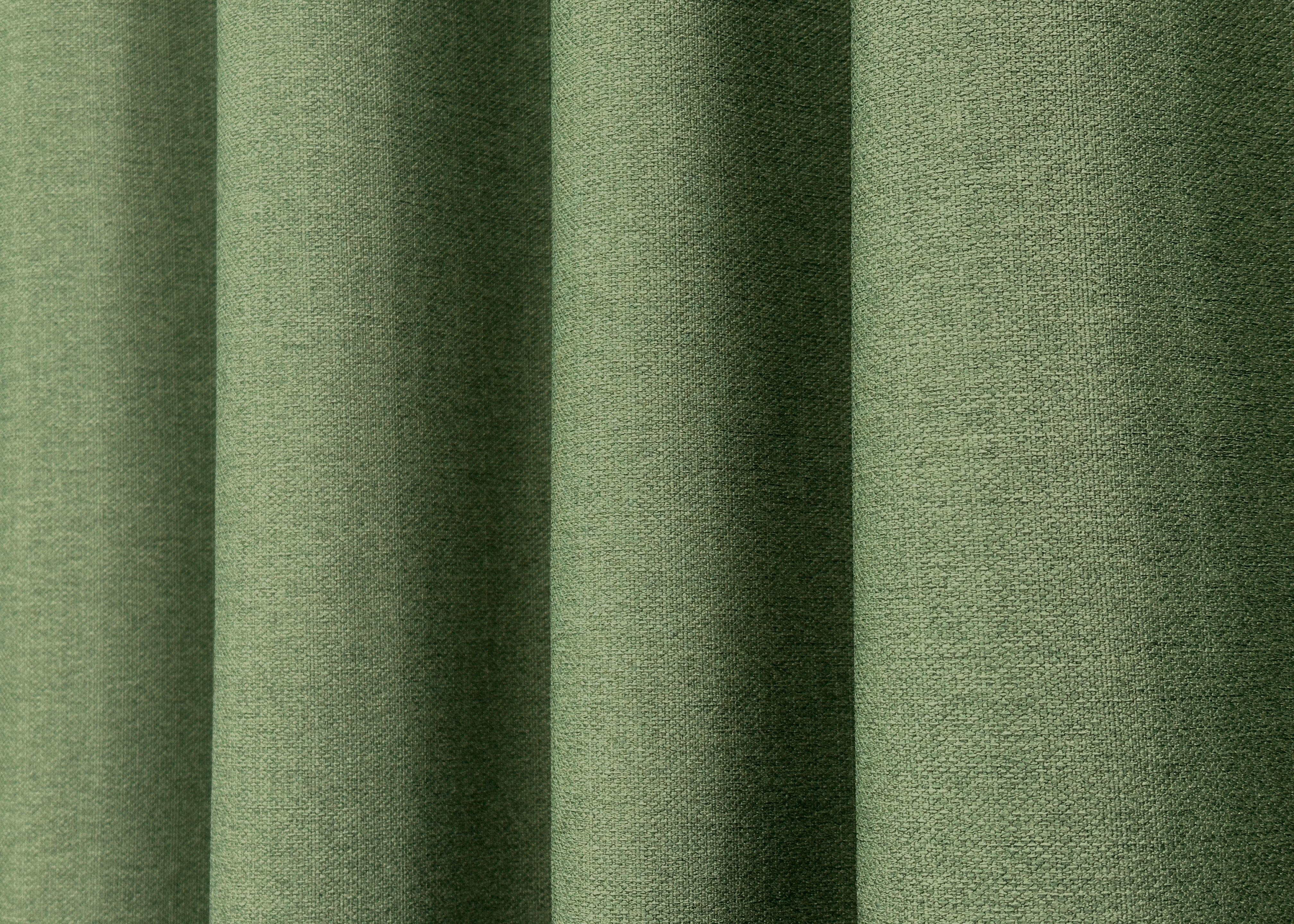 Комплект готовых штор VR-Textil Шенил однотонный №1684ш 150х270 см 2 шт. Зеленый (33-0588) - фото 7