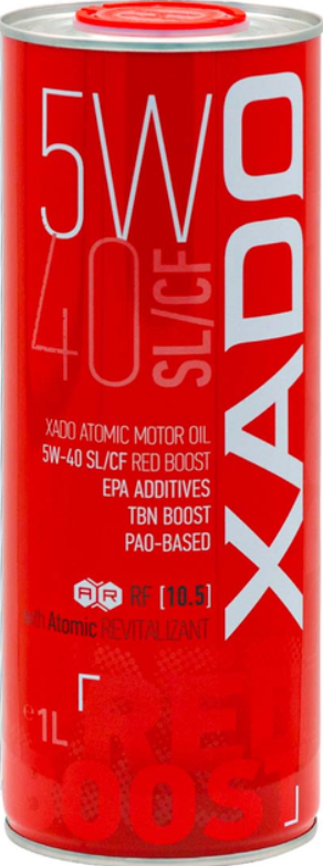 Моторне мастило XADO Atomic Oil 5W-40 SL / CF Red Boost 1 л (XA 26106)