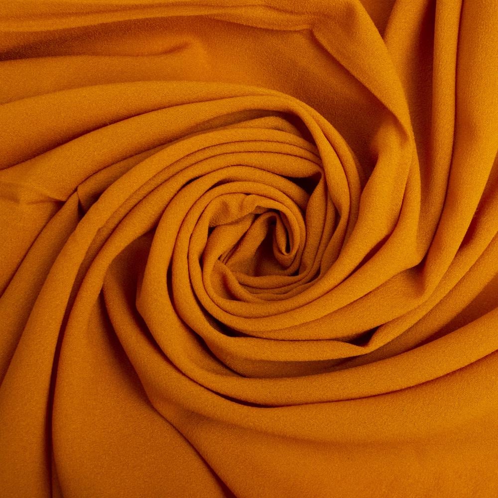 Ткань шифон Мосс креп Рыжий (24677)